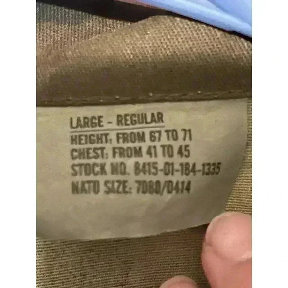 Vintage Large US Army Men's Field Jacket Woodland Camo RN 37572 Made In USA - Picture 6 of 8